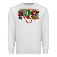 Oatmeal Heather nurse christmas Premium Sweatshirt - MaliasSmallBusiness