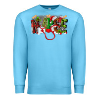 Ocean Blue nurse christmas Premium Sweatshirt - MaliasSmallBusiness