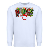 White nurse christmas Premium Sweatshirt - MaliasSmallBusiness
