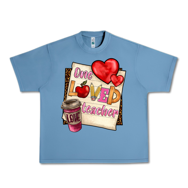 One Loved Teacher Urban Heavy Tee by BarkalooDesign | Teevron