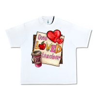 White one loved teacher Urban Heavy Tee - BarkalooDesign