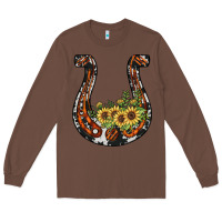 Chestnut horseshoe sunflower Long Sleeve Tee - JahusDesignShop