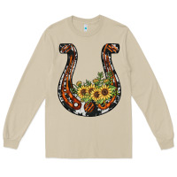 Horseshoe Sunflower Long Sleeve Tee | Teevron