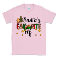 Bubblegum Pink santa's favorite elf Classic Tee - AdoDesignShop