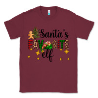 Burgundy santa's favorite elf Classic Tee - AdoDesignShop