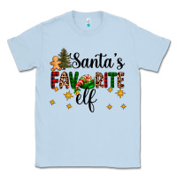 Dusty Blue santa's favorite elf Classic Tee - AdoDesignShop