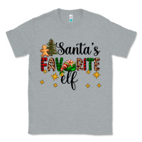 Heather Grey santa's favorite elf Classic Tee - AdoDesignShop