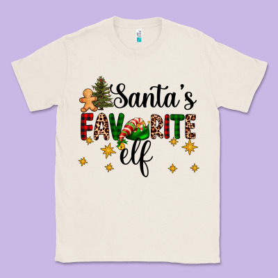 Santa's Favorite Elf Classic Tee Designed By Adodesignshop