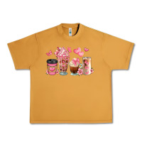 Peanut Butter floral coffee cups Urban Heavy Tee - JahusDesignShop