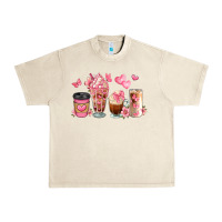 Sandshell floral coffee cups Urban Heavy Tee - JahusDesignShop