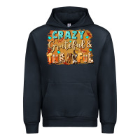 Navy Crazy grateful and thankful Urban Hoodie - NancyCooperArtShop