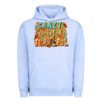 Pigment Grape Ice Crazy grateful and thankful Urban Hoodie - NancyCooperArtShop