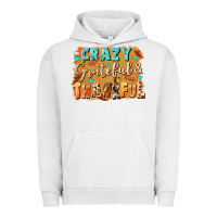 Pigment Lunar Rock Crazy grateful and thankful Urban Hoodie - NancyCooperArtShop