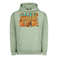 Crazy Grateful And Thankful Urban Hoodie | Teevron