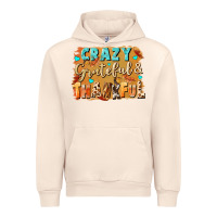 Sandshell Crazy grateful and thankful Urban Hoodie - NancyCooperArtShop
