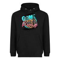 Black gone racing Heavyweight Hoodie - MaliasSmallBusiness