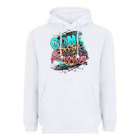 White gone racing Heavyweight Hoodie - MaliasSmallBusiness