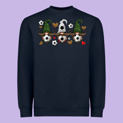 Soccer Gnome Heavyweight Sweatshirt Designed By Hra Design Shop