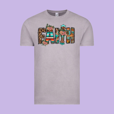 Faith Vintage Tee Designed By Racoondesign