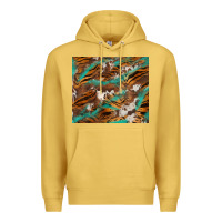 Antique Gold tiger cowhide tumbler Premium Hoodie - BarkalooDesign