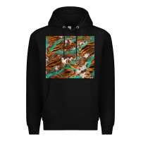 Black tiger cowhide tumbler Premium Hoodie - BarkalooDesign