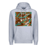 Heather Grey tiger cowhide tumbler Premium Hoodie - BarkalooDesign