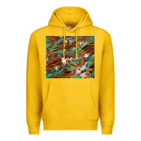 Lemon tiger cowhide tumbler Premium Hoodie - BarkalooDesign