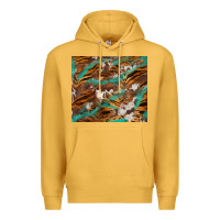 Mustard tiger cowhide tumbler Premium Hoodie - BarkalooDesign