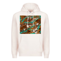 Pale Pink tiger cowhide tumbler Premium Hoodie - BarkalooDesign