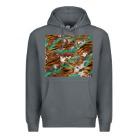 Rock tiger cowhide tumbler Premium Hoodie - BarkalooDesign