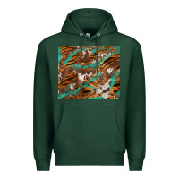 Sports Green tiger cowhide tumbler Premium Hoodie - BarkalooDesign