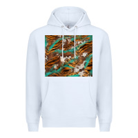 White tiger cowhide tumbler Premium Hoodie - BarkalooDesign