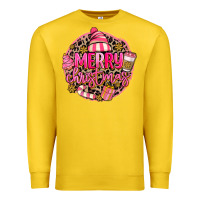 Lemon pink merry christmas Premium Sweatshirt - MaliasSmallBusiness