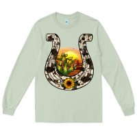 Matcha horseshoe sunset Long Sleeve Tee - JahusDesignShop