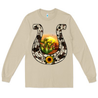 Mushroom horseshoe sunset Long Sleeve Tee - JahusDesignShop