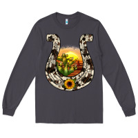 Smoke horseshoe sunset Long Sleeve Tee - JahusDesignShop