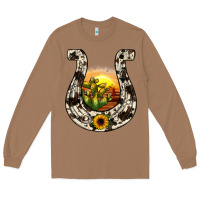 Toasted Coconut horseshoe sunset Long Sleeve Tee - JahusDesignShop