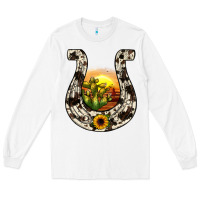 White horseshoe sunset Long Sleeve Tee - JahusDesignShop