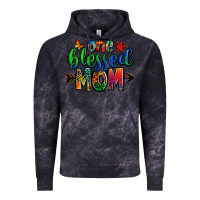 Cloud Black one blessed mom autism Vintage Hoodie - Zillion Design Studio