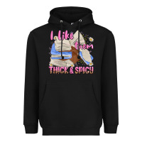 Black i like them thick and spicy Heavyweight Hoodie - MaliasSmallBusiness