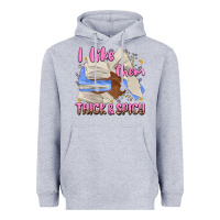 Heather Grey i like them thick and spicy Heavyweight Hoodie - MaliasSmallBusiness