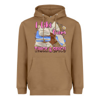 Toasted Coconut i like them thick and spicy Heavyweight Hoodie - MaliasSmallBusiness