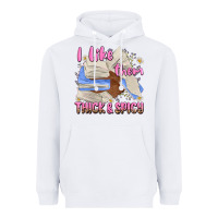 White i like them thick and spicy Heavyweight Hoodie - MaliasSmallBusiness