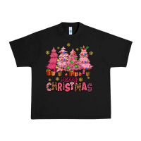 Black pink christmas trees Urban Heavy Tee - AdoDesignShop