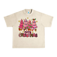 Pink Christmas Trees Urban Heavy Tee | Teevron