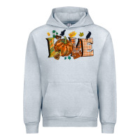 Heather Grey Fall love Urban Hoodie - NancyCooperArtShop