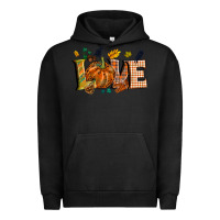 Pigment Black Fall love Urban Hoodie - NancyCooperArtShop