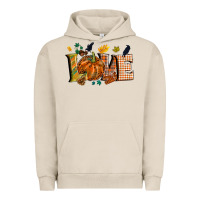Pigment French Oak Fall love Urban Hoodie - NancyCooperArtShop