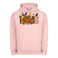 Pigment Salmon Fall love Urban Hoodie - NancyCooperArtShop