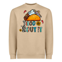 Mushroom taco bout it Heavyweight Sweatshirt - CowhideDigitalArt